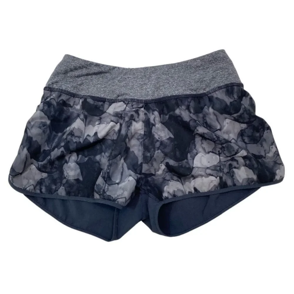 MPG Brand Ladies Fully Lined‎ Running Shorts Black Grey XS